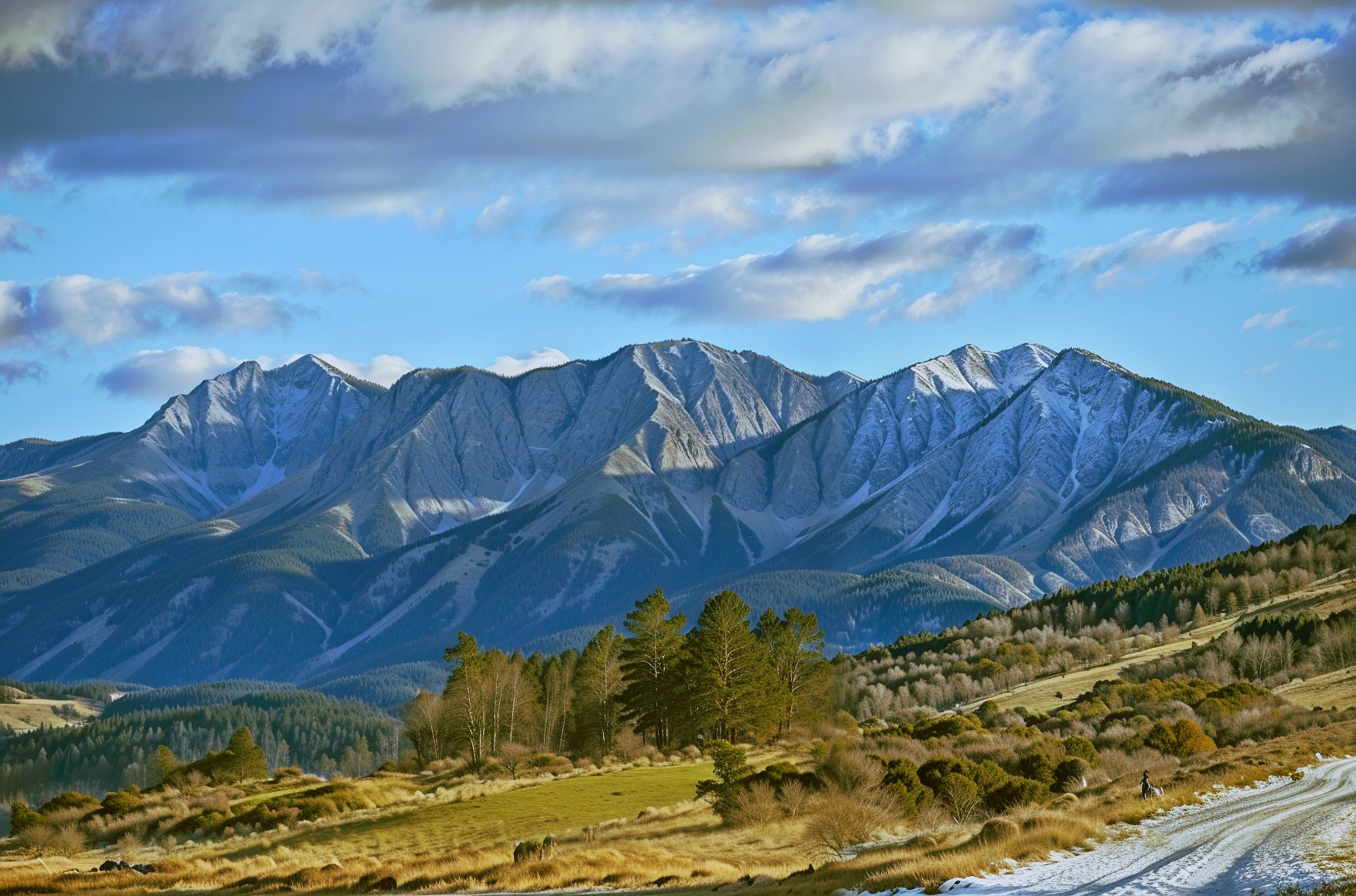 Three peaks of the Komovi massif